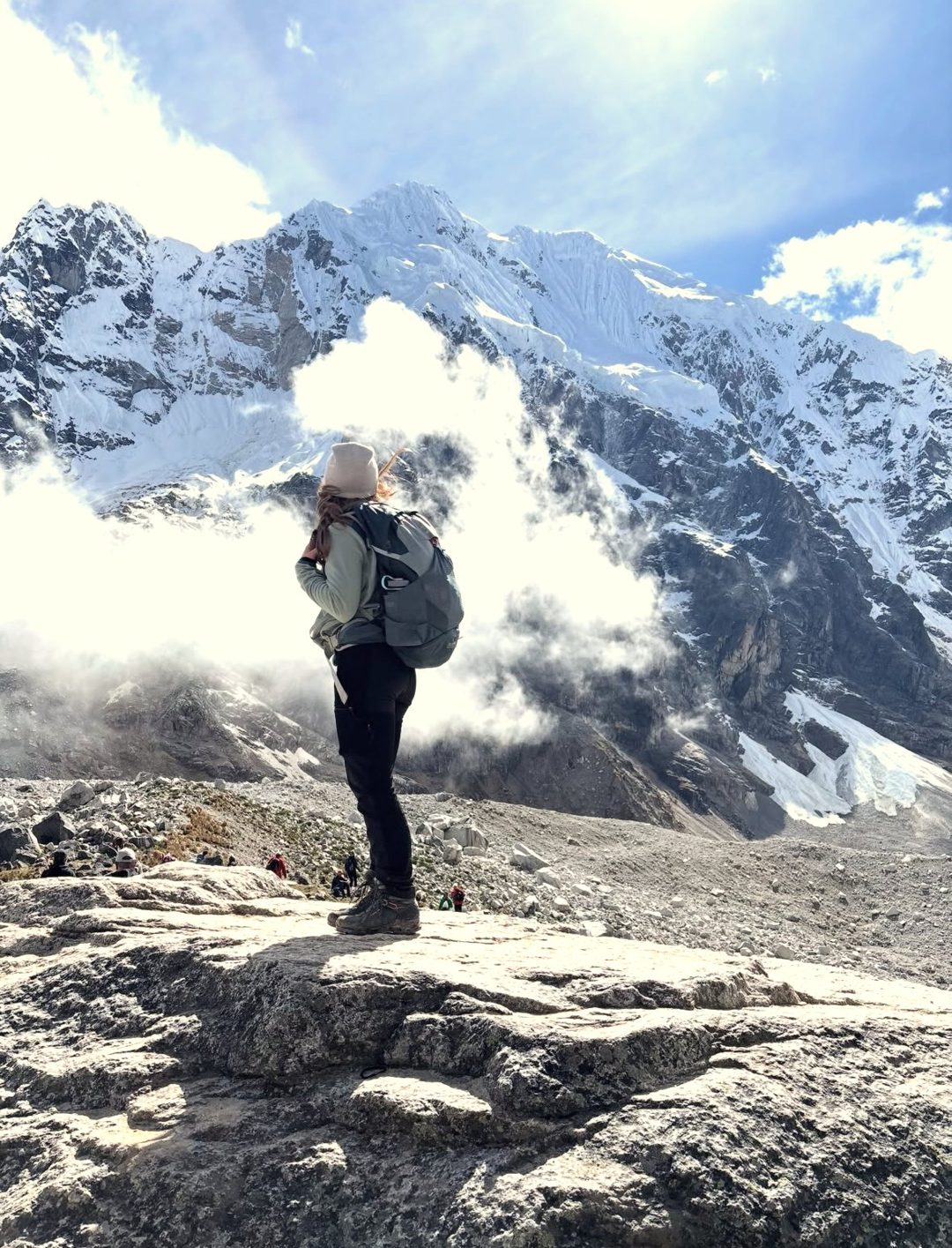 Nevado Salkantay desde el valle