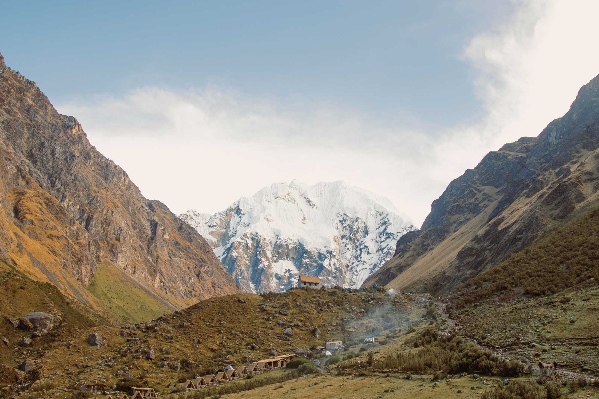 Valle del Salkantay con campamento base